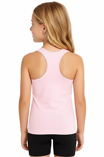 Image of Kurve Premium Girls Seamless Supersoft Wide Strap Comfortable Racerback Tank (Made with Love in The USA)