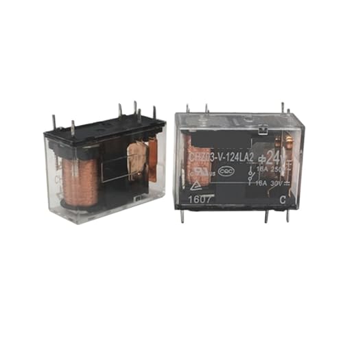 Relais électrique CHZ03-V-124LA2 24V 16A à 6 broches pour circuit imprimé