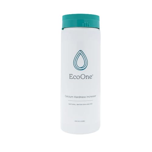 Calcium Hardness Increaser by EcoOne | Spa Total Hardness Increaser Made of Calcium Chloride | Helps Prevent Spa Corrosion, Etching & Staining | Chlorine-Free Hot Tub Hardness Increaser, 28 Oz