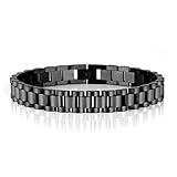 10mm/15mm Pesado Hombres Mujeres Correa de Reloj Pulseras de Cadena 18K Oro Acero Inoxidable Reloj Cadena Correa Pulsera Brazalete joyería