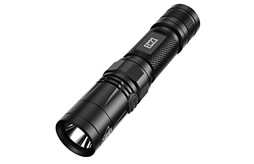 Nitecore EC23 1800 Lm Compact High Performance LED Flashlight, Black