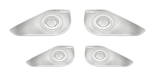 Garniture décorative pour haut-parleur stéréo protégeant l'intérieur du Tucson NX4 Argent