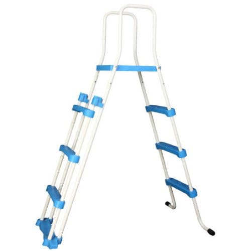 San Marco scaletta per piscine fuori terra, disponibile in diverse altezze fino a 107,122 e 132 cm, scaletta interna per piscina fuori terra, scaletta piscina fuori terra San Marco (h 122 cm)