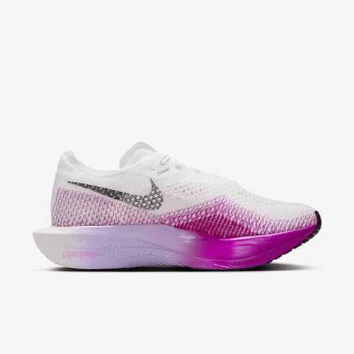 Nike Vaporfly 3 Women's Road Racing Shoes (DV4130-104, White/Vivid Purple/Purple) Size 5.53