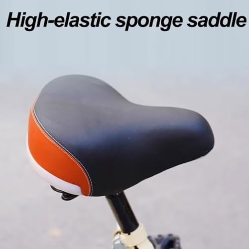 3-Wheel Cruiser Bike with Spoked Wheels, Rear Passenger Seat, Cargo Carrier, Dual Brakes, Folding Pedal Assist Trike for Men & Women, Front Suspension, Dual Chain Drive