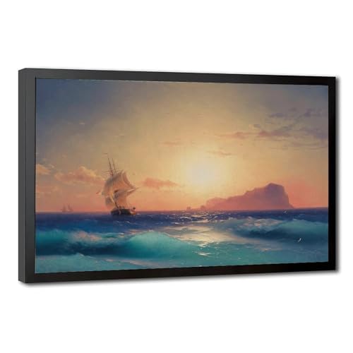 Impression sur toile d'Aivazovsky pour salon lumineux
