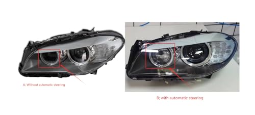 Headlight Assemblies For BMW F10 F18 F11 5 Series 2009-2016 Xenon Headlamp Car HeadLight Assembly 63117271911 front light assembly (Size : Without, Color : Right) - Image 4