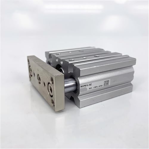 Cilindro de varilla delgada MGPM12-250Z de guiado compacto de 3 ejes 3