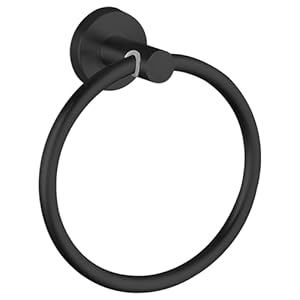 Markcco MKEU-002 Handtuchring Schwarz Edelstahl