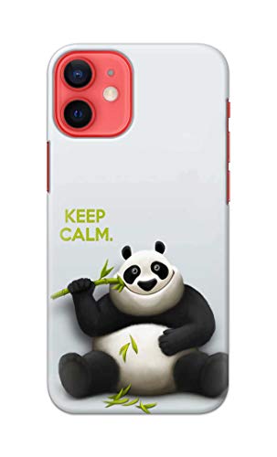 Image of PRINTFIDAA� Printed Hard Back Cover Case for Apple iPhone 12 | iPhone 12 Pro Back Cover (Cartoon Panda) -2808