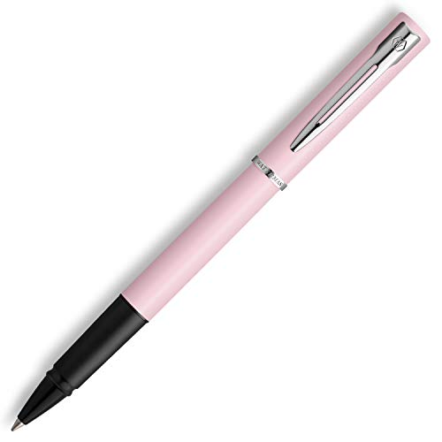 Waterman Allure stylo roller | Vernis rose macaron | Pointe fine | Encre noire | Coffret cadeau