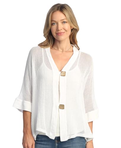 Image of Jess & Jane Mineral Washed Mesh Cardigan - M116