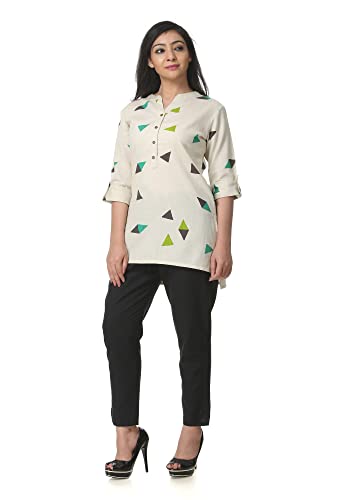 Image of Pistaa's Women's Cotton Straight Fit Straight Kurta