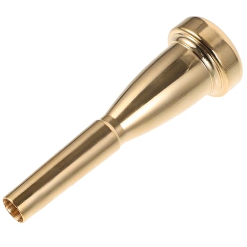 GOOHOCHY Music Mouthpiece Trumpet Horn Mouthpiece Breath Pressure Metal Trumpet Accessories for Beginners 3c