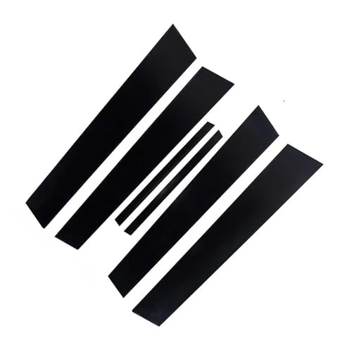 Garnitures de pilier Civic 2006-2011 lot de 6 autocollants noir brillant