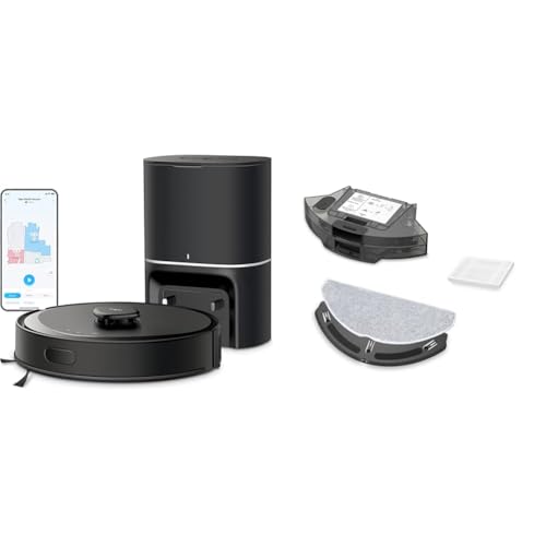 Image of Tapo LiDAR Smart Navigation Robot Vacuum and Mop with Self-Emptying Dock, 5300Pa Max, RV30 Max Plus + 2-in-1 Dustbin & Water Tank RVA500