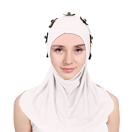 Ready to Wear Hijab for Women Muslim Long Turban Undercap Set Instant Scarf Prayer Clothes for Abaya3