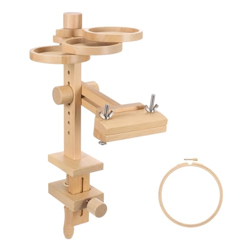 Support de cercle à broder bois tambour 15cm pour couture et projets d'aiguille