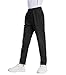 Dreammonkey Boys' Stretch Chino Pants 3T-16Y, Pull-On School Uniform Pants with Elastic Waistband and Relaxed Fit（Black，14Y）