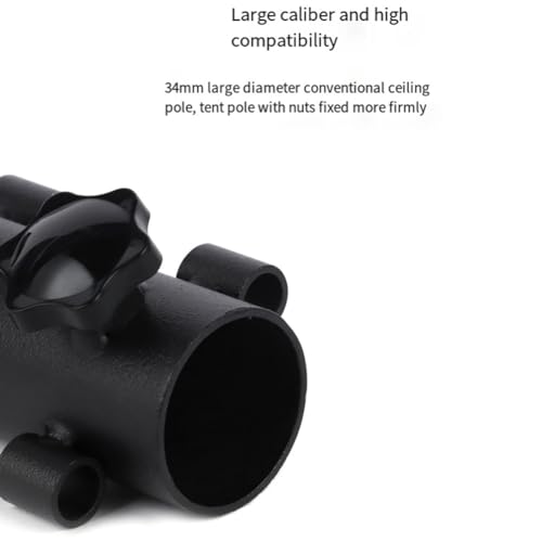 Geieold Befestigungsrohr für Markisenstange, Bodenhalterung, Winddicht, Zeltdach, Stützstangenbefestigung, 2 Stück