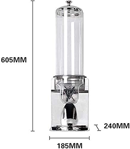 Practical Household Kitchen Accessories 4L Triple Head Cereal Dispener Dry Food Dispenser Stainless Steel Base, Lsxysp #TOP6