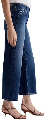 AG Women's Saige Mid Rise Wide Leg4