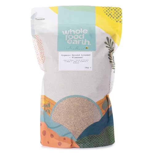 Wholefood Earth Organic Ground Linseed/Flaxseed 1kg