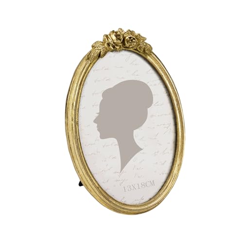 Sunlit Ovaler Vintage-Bilderrahmen 5x7 Zoll (12,7 x 17,8 cm), antike...