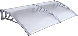Este toldo elegante hace que su apariencia sea llamativa y mejora visualmente su fachada.Protege contra el viento, la lluvia y la nieve y reduce el riesgo de deslizarse en su puerta.