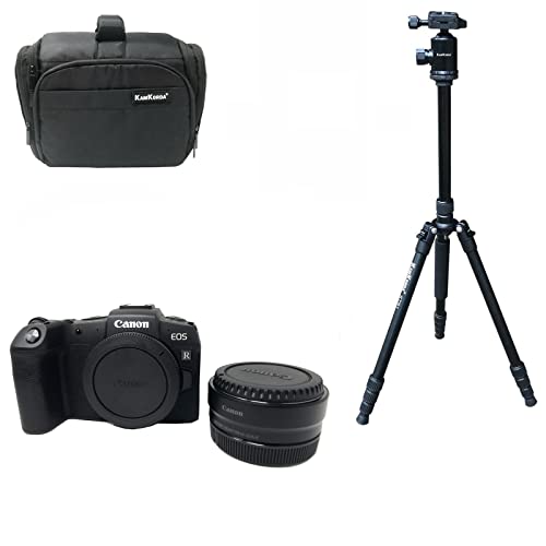 KamKorda Camera Bag + Tripod + RP Mirrorless Digital Camera Body Only EF R mount adapter, 26.2MP Full-Frame CMOS Sensor, DIGIC 8 Image Processor, UHD 4K and Full HD 1080 Video + 2 Year Warranty KamKorda Camera Bag + Tripod + RP Mirrorless Digital Camera Body Only EF R mount adapter, 26.2MP Full-Frame CMOS Sensor, DIGIC 8 Image Processor, UHD 4K and Full HD 1080 Video + 2 Year Warranty
