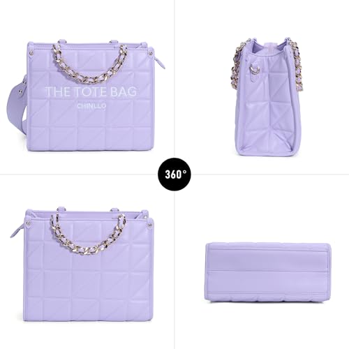 Image of Chinllo Tote Bag for Women Top Handle Satchel Purse and Handbags with Shoulder Strap