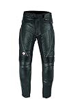 motorradhose leder herren Wasserdichtes und atmungsaktives Reissa-Futter. Scotchlite-Material von 3M an der Vorderseite.