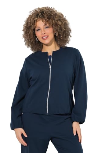 Veste en molleton à base élastique et manches ballon volumineuses