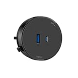 GONEO Regleta de corriente para cocina, 32 A (adaptador USB)