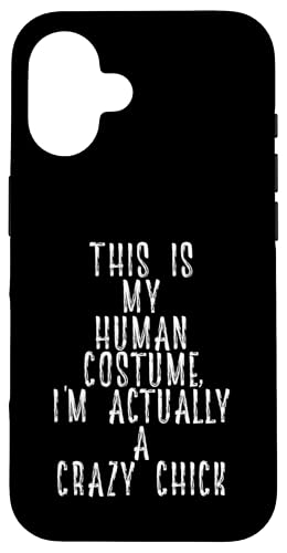 Crazy Chick �R�X�`���[�� �K�[���t�����h �ʔ��� �n���E�B���R�X�`���[�� �X�}�z�P�[�X iPhone 16 �p