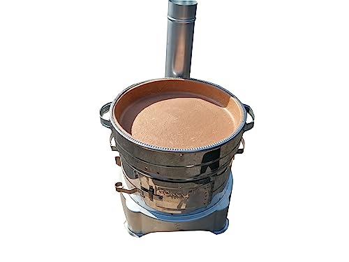 Fladenbäcker Brotbäcker Holzkohlegrill Camping Grill BBQ (Tontopfgrill) Fladenbäcker Brotbäcker Holzkohlegrill Camping Grill BBQ (Tontopfgrill)