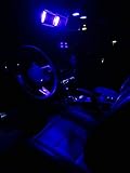 Innenraum- und Kofferraumbeleuchtung in der Farbe BLAU