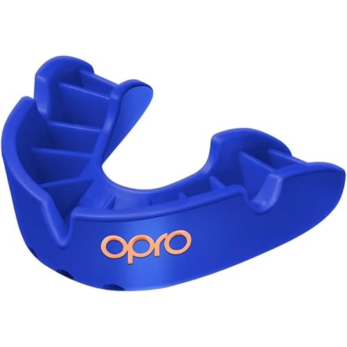 OPRO Mundschutz – Bronze-Level Zahnschutz für Boxen, Kampfsport, MMA, Erwachsene & Kinder – Selbstanpassende Schiene für Hockey, Kickboxen, Rugby – Essenzielle Passform – Mit zahnärztlicher Garantie