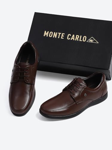 Image of Monte Carlo Men Leather Lace-Up Shoes