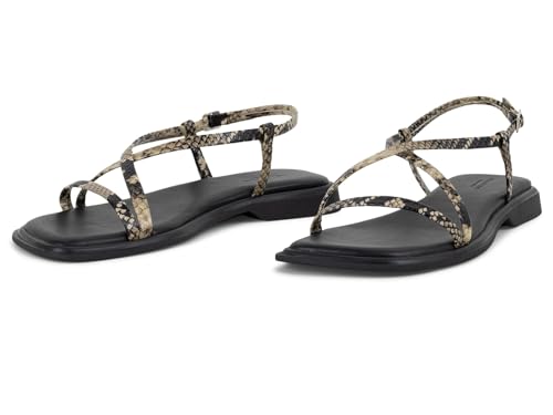 Vagabond Women's Izzy Snake Sandals Flat