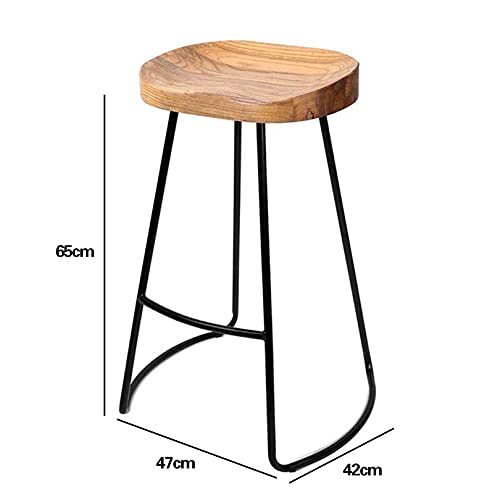 Tabourets de bar confortables assise 65cm assemblage facile - 7
