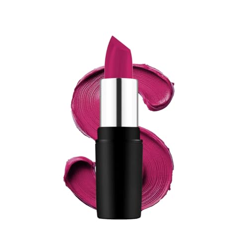 Image of Swiss Beauty Pure Matte Creamy Lipstick | Non-drying, Highly pigmented Lipstick | Shade- Fuchsia Pink, 3.8gm|