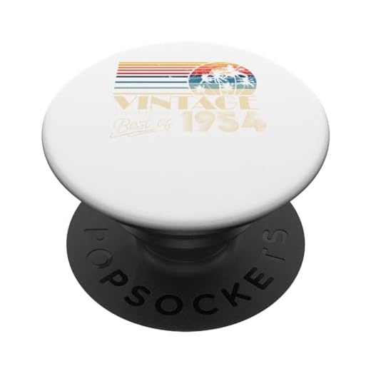 1954 Vintage Cumpleaños Retro Edición Limitada Hombres Mujer PopSockets PopGrip Intercambiable