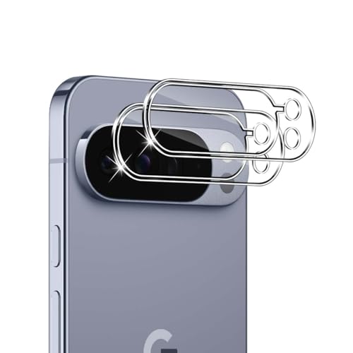 GEEMEE 2 Stück für Google Pixel 10 Pro XL Kameraschutz für Panzerglas Schutzfolie, 9H Härte HD-Klare Anti- Kratzer Kamera Displayschutz, Blasenfrei Folie Gehärtetes Glas Folie