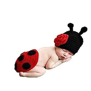 Pasgeboren Baby Meisje Jongen Haak Brei Kostuum Foto Fotografie Prop Hoeden Outfits