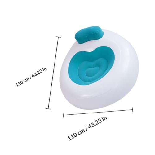 Sofá hinchable portátil plegable para exteriores de material de PVC resistente lavable 3