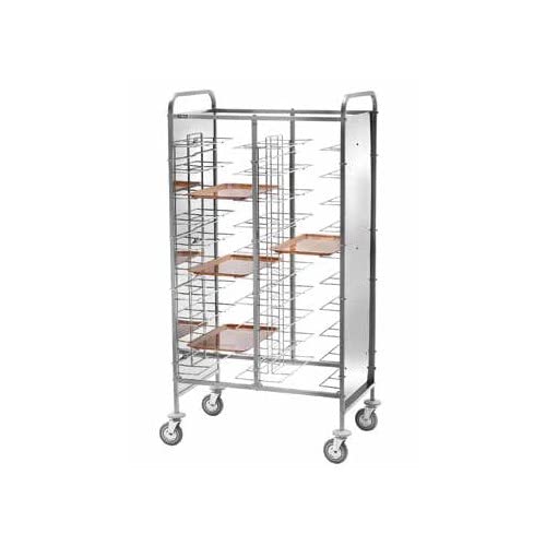 Carrello porta vassoi servizio self service 20 vassoi universale RS2822