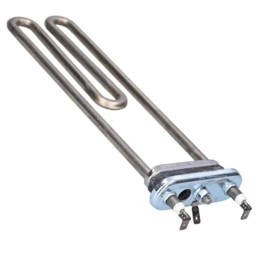 ALGOMAS® Resistencia de Lavadora Compatible con Bosch, Balay y Siemens | Diámetro 8mm, Longitud 240mm, 2050W, 230V | Modelos WFH1260IT/01, WFL100A/20, WFO131A/08, 3TS863A
