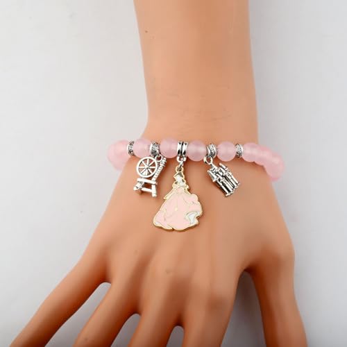 LQRI Princess Bracelet Faily Cartoon Tales Princess Fans Jewelry Sleeping Princess Gift Faily Cartoon Tales Gift3