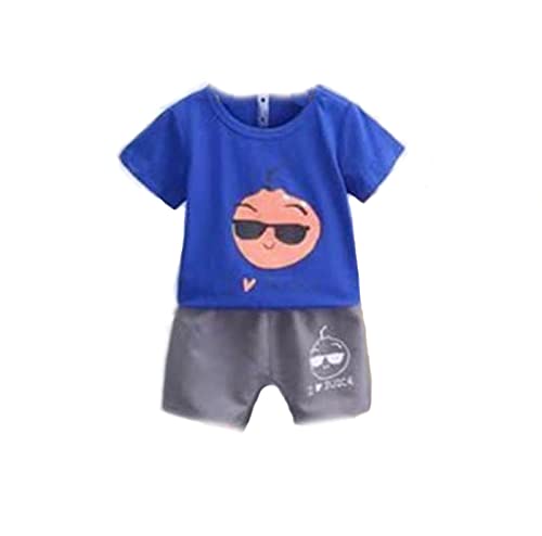 Image of Bold N Elegant Kids Half Sleeve 3D Cartoon Tiger Cotton T-Shirt with Denim Shorts Summer CLothing Set for Infant Toddler Preschool Boys n Girls
